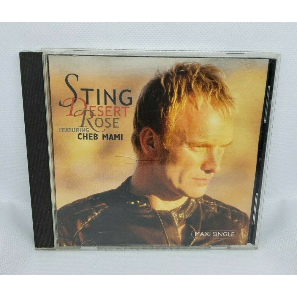 Sting Featuring Cheb Mami - Desert Rose CD Maxi Single - No Scratches - Clean